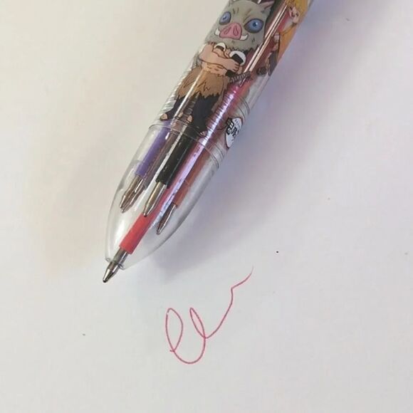 Demon Slayer Tanjiro Kamado Pen & Grim Reaper Keychain Bundle NEW - Picture 16 of 17